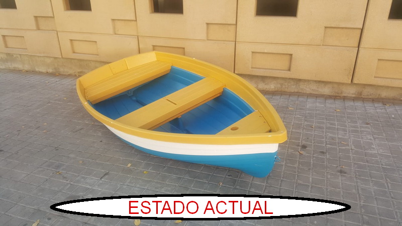 barca 2remos fibra pintado 50x252x131 (150eu.) 1u